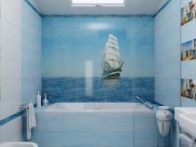Плитка з морською тематикою для ванної: види плитки в морському стилі для ванної кімнати. Плюси і мінуси морської теми. Дизайн плитки з малюнками моря