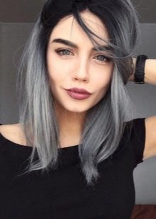 Попелясто-чорний колір волосся (29 фото): як пофарбувати волосся в відтінок попелу з чорними коренями? Догляд після фарбування