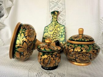 Посуд хохлома (22 фото): види хохломской розпису. Розписні тарілки, чайні пари і інші набори посуду