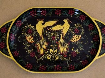 Посуд хохлома (22 фото): види хохломской розпису. Розписні тарілки, чайні пари і інші набори посуду
