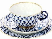 Посуд кобальт: що це таке? Чайні сервізи ЛПЗ з позолотою, тарілки, сині чашки та інший посуд