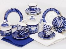 Посуд кобальт: що це таке? Чайні сервізи ЛПЗ з позолотою, тарілки, сині чашки та інший посуд