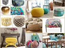 Пуфик в спальню (45 фото): як вибрати приліжкові пуфи і банкетки зі спинкою і ящиком? Красиві м’які пуфи з екошкіри