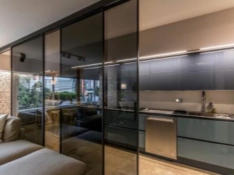 Розсувні двері на кухню: вибираємо кухонні висувні двері-гармошки. Скляні зсувні двері в інтер’єрі