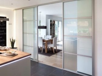 Розсувні двері на кухню: вибираємо кухонні висувні двері-гармошки. Скляні зсувні двері в інтер’єрі