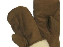 Рукавиці з овчини (41 фото): жіночі шкіряні і замшеві моделі Kerry і Ugg, армійські рукавиці на овчині