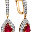 Сережки з рубіном (66 фото): сережки із золота і срібла, стильні срібні моделі як талісман