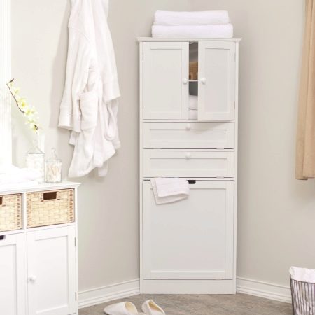 Шафи без дзеркала для ванних кімнат: вибираємо навісні білі і іншого кольору шафки, поєднання настінної шафи із загальним інтер’єром ванної
