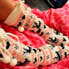 Шкарпетки з оленями (36 фото): високі теплі шкарпетки з модними візерунками