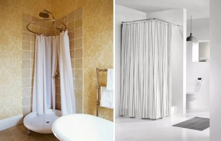 Штори для душової кабіни: тканинні штори та інші моделі для душової кабінки. Як їх забрати?