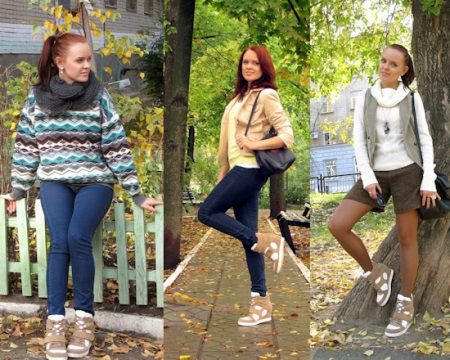 Снікерси на танкетці (49 фото): з чим носити моделі на високій платформі замшеві, шкіряні і літні