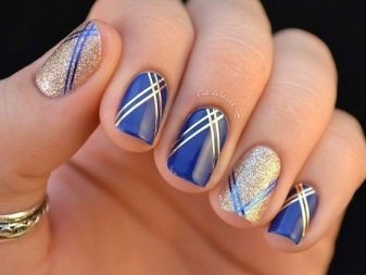 Сріблястий манікюр (66 фото): дизайн нігтів з лаком під срібло з бузковим кольором, робимо біло-срібний манікюр з блискітками