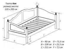 Тахта на кухню: тахта-ліжко зі спальним місцем і вузька кухонні тахта, інші моделі