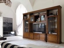 Італійські стінки для вітальні (28 фото): вибираємо стінки в стилі класика і сучасному з Італії