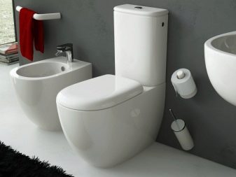 Унітаз з косим випуском: імпортний безободковый унітаз-компакт, кут випуску, тарілчастий компактний унітаз і інші моделі з косим випуском