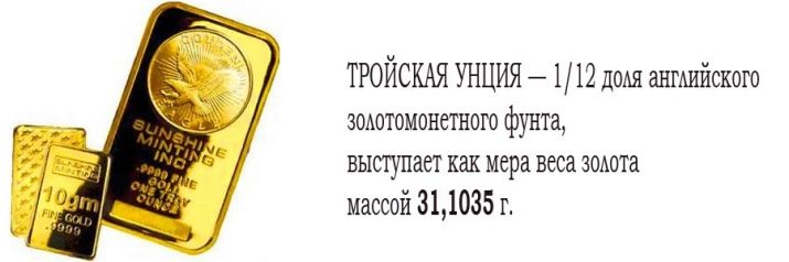 Унція золота: скільки це в одному грамі і тонні? Що це таке і чому дорівнює? Де використовується?