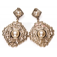 Вінтажні сережки (56 фото): старовинні сережки в стилі вінтаж