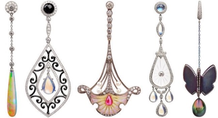 Вінтажні сережки (56 фото): старовинні сережки в стилі вінтаж