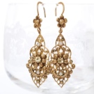 Вінтажні сережки (56 фото): старовинні сережки в стилі вінтаж