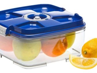 Вакуумні контейнери для зберігання продуктів: опис харчової посуду з насосом і кришкою для зберігання їжі у вакуумі в домашніх умовах