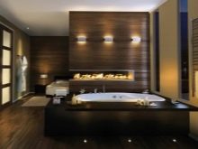 Ванна у спальні (44 фото): варіанти суміщення з санвузлом і душовою кімнатою, дизайн кабіни, планування ванної кімнати поруч з гардеробною