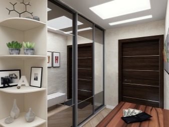 Вбудований шафу (108 фото): ідеї дизайну вбудованих конструкцій, кутові та розпашні моделі для маленького коридору, наповнення всередині, вузькі і господарські шафи