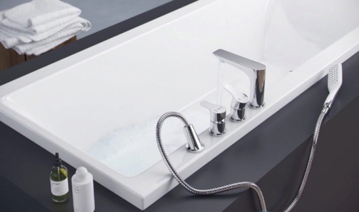Врізні змішувачі на ванну: вибір змішувача на борт акрилової ванни з душем. Змішувачі на 3 отвори
