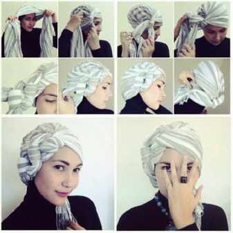 Як зав’язати чалму на голові з шарфа? Як красиво зробити жіночий тюрбан своїми руками? Як пов’язати шарф чоловікові?