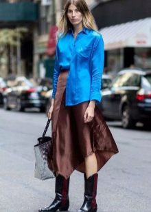 З чим носити жіночі козаки? 68 фото З чим поєднувати короткі брунатні, руді, чорні чоботи інших квітів восени і навесні?