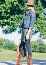 З чим носити жіночі козаки? 68 фото З чим поєднувати короткі брунатні, руді, чорні чоботи інших квітів восени і навесні?