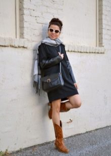 З чим носити жіночі козаки? 68 фото З чим поєднувати короткі брунатні, руді, чорні чоботи інших квітів восени і навесні?