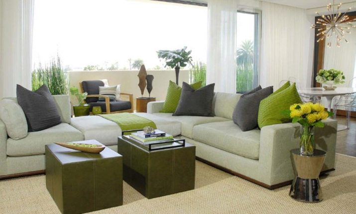 Зелені дивани (61 фото): смарагдові і темно-зелені моделі в інтер’єрі, кутові дивани і дивани-ліжка зеленого кольору з велюру та інших матеріалів