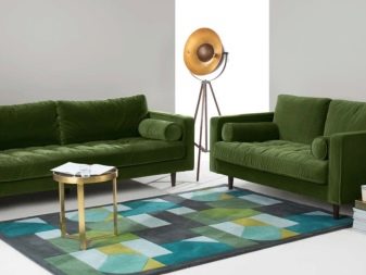 Зелені дивани (61 фото): смарагдові і темно-зелені моделі в інтер’єрі, кутові дивани і дивани-ліжка зеленого кольору з велюру та інших матеріалів