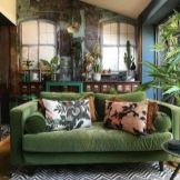 Зелені дивани (61 фото): смарагдові і темно-зелені моделі в інтер’єрі, кутові дивани і дивани-ліжка зеленого кольору з велюру та інших матеріалів