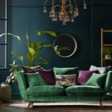Зелені дивани (61 фото): смарагдові і темно-зелені моделі в інтер’єрі, кутові дивани і дивани-ліжка зеленого кольору з велюру та інших матеріалів