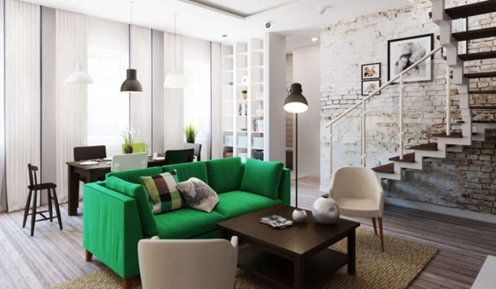 Зелені дивани (61 фото): смарагдові і темно-зелені моделі в інтер’єрі, кутові дивани і дивани-ліжка зеленого кольору з велюру та інших матеріалів