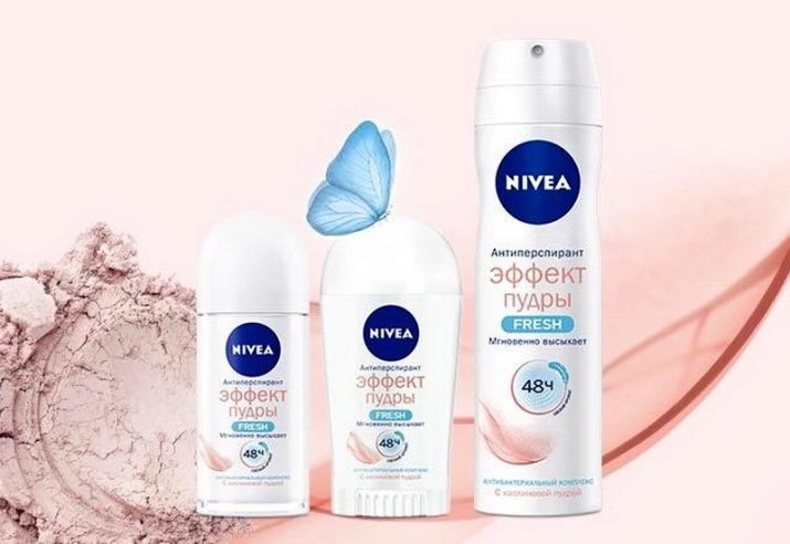 Жіночі дезодоранти Nivea: кульковий антиперспірант «Чорне і біле», новий невидимий спрей « Ефект пудри»