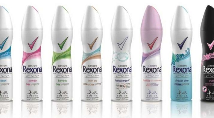 Жіночий дезодорант Rexona (16 фото): спреї і кулькові антиперспіранти, нові тверді дезодоранти для жінок. Склад антибактеріальних стіків