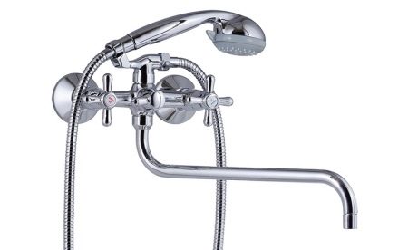 Змішувач для ванної Kaiser: огляд моделей для раковини і ванни, з довгим виливом та інші