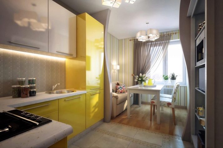 Зонування кухні (55 фото): як розділити маленьке кухонне простір на дві зони? Варіанти дизайну зони відпочинку та інших