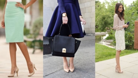 Кремові туфлі (23 фото)