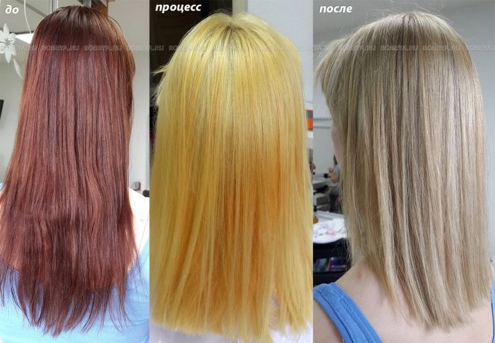 Які кольори гасять руде волосся?