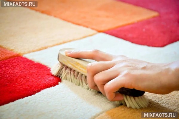 Як почистити килим сухим способом вдома?