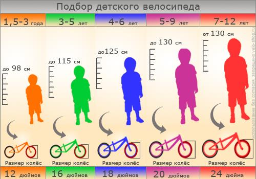Критерии выбора детского велосипеда